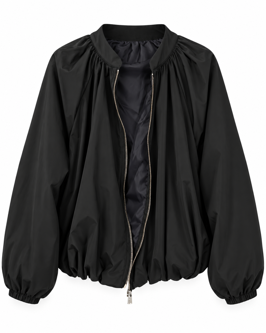 Chaqueta Bomber Globo Negra