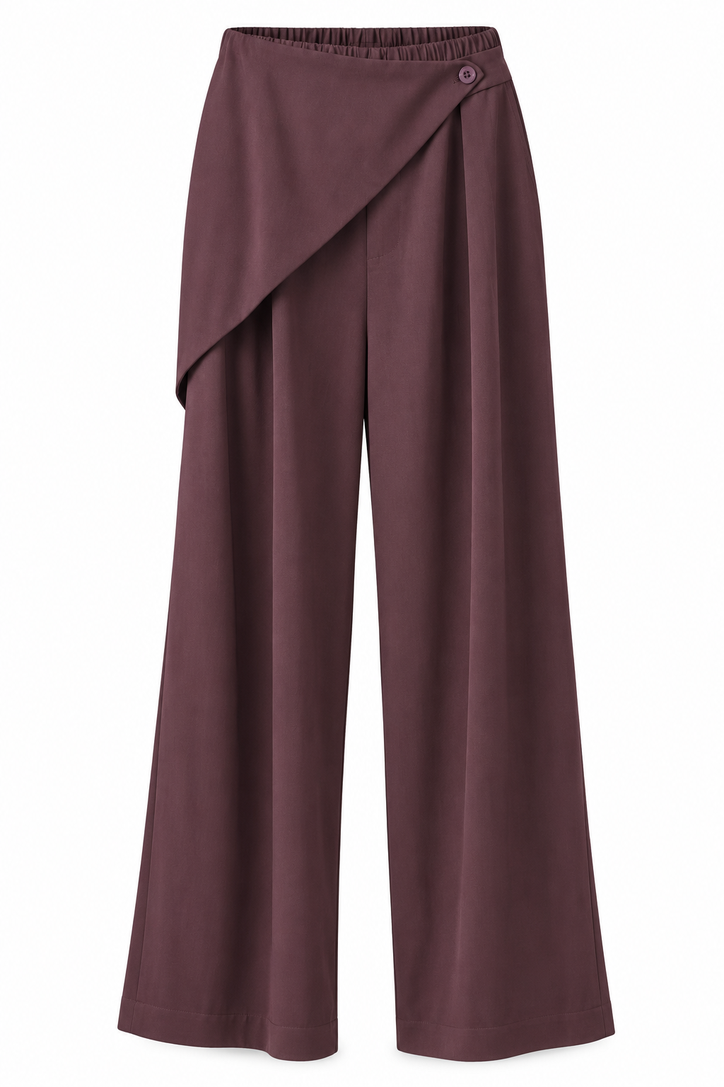 Pantalón pañuelo  Ciruela