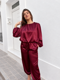 Conjunto Julia dos piezas satinado