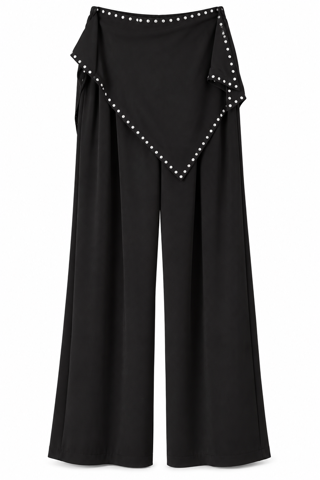 Pantalón Pañuelo con Tachuelas Negro