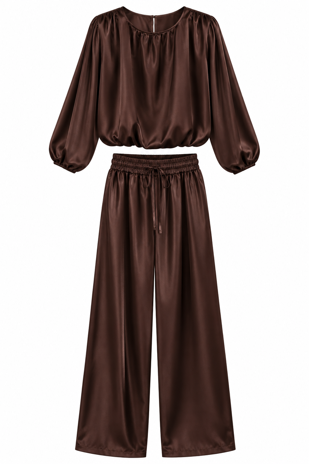 Conjunto Julia dos piezas satinado