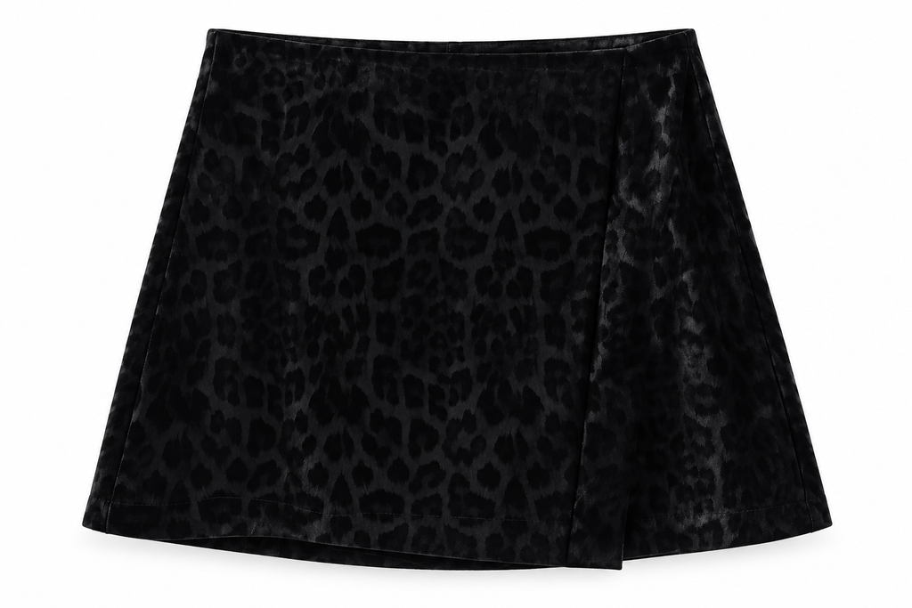Minifalda Cruzada Leopardo