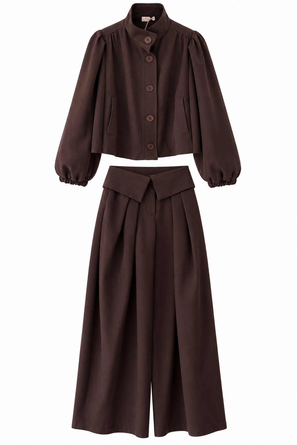 Conjunto Valeria - Trench y pantalón