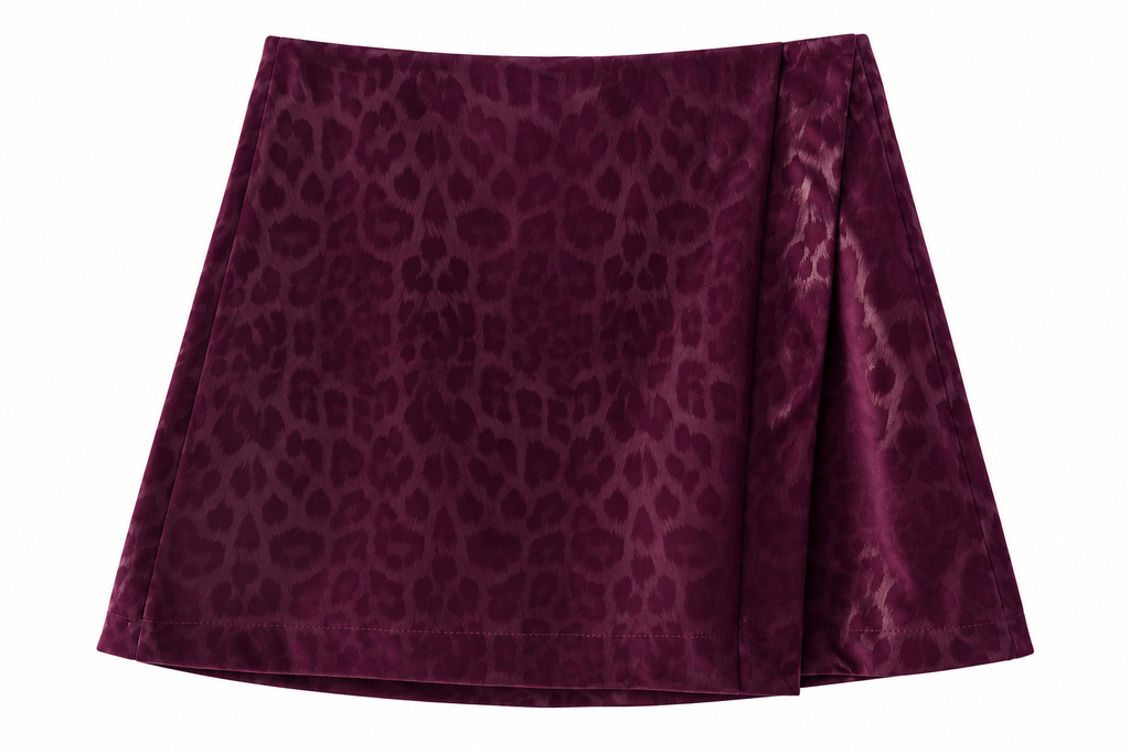 Minifalda Cruzada Leopardo