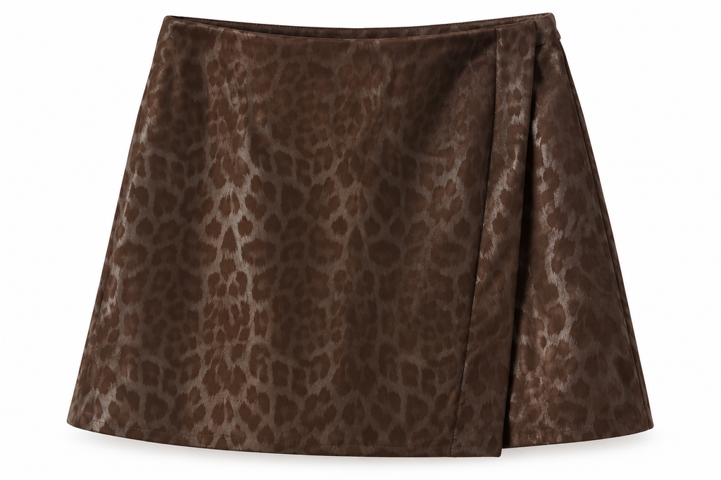 Minifalda Cruzada Leopardo
