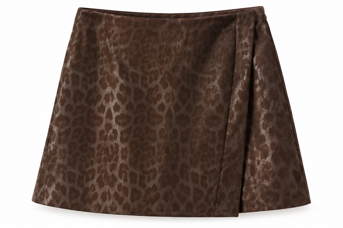 Minifalda Cruzada Leopardo