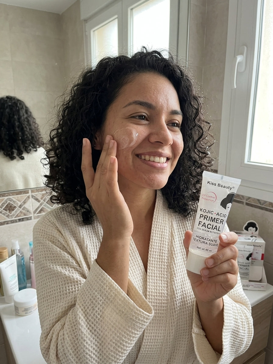 Primer Facial Kojic Acid con Sérum Nutritivo - Kiss Beauty