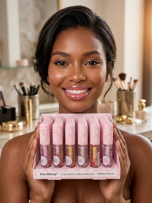 Aceite Labial Mágico 24K - Kiss Beauty