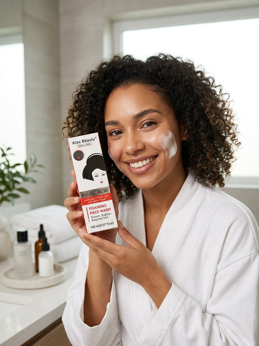 Espuma Limpiadora Facial Kojic Acid - Kiss Beauty