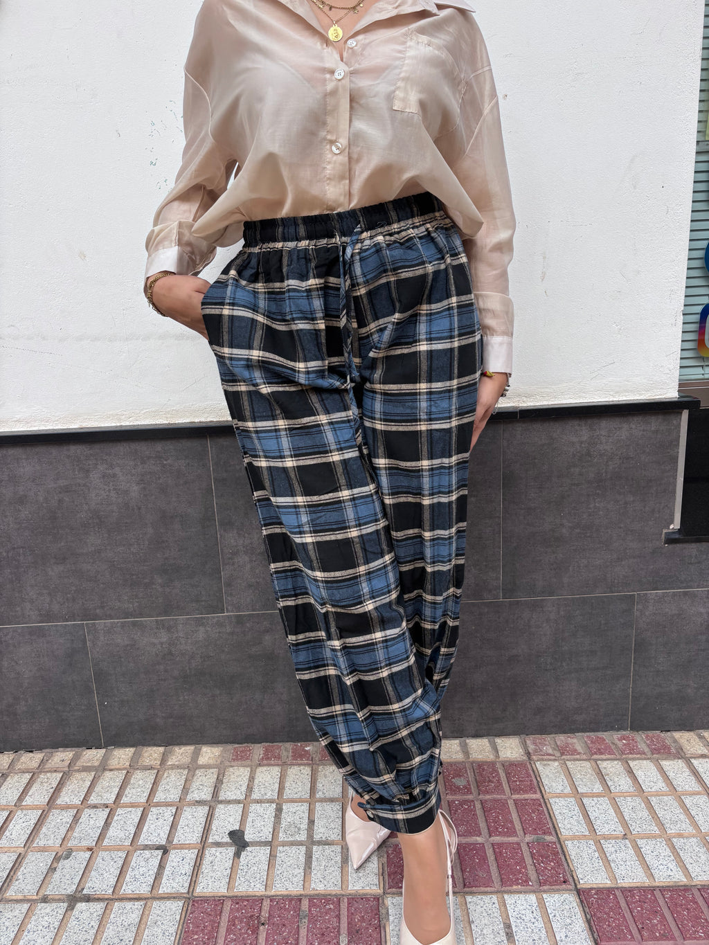 Pantalón de cuadros