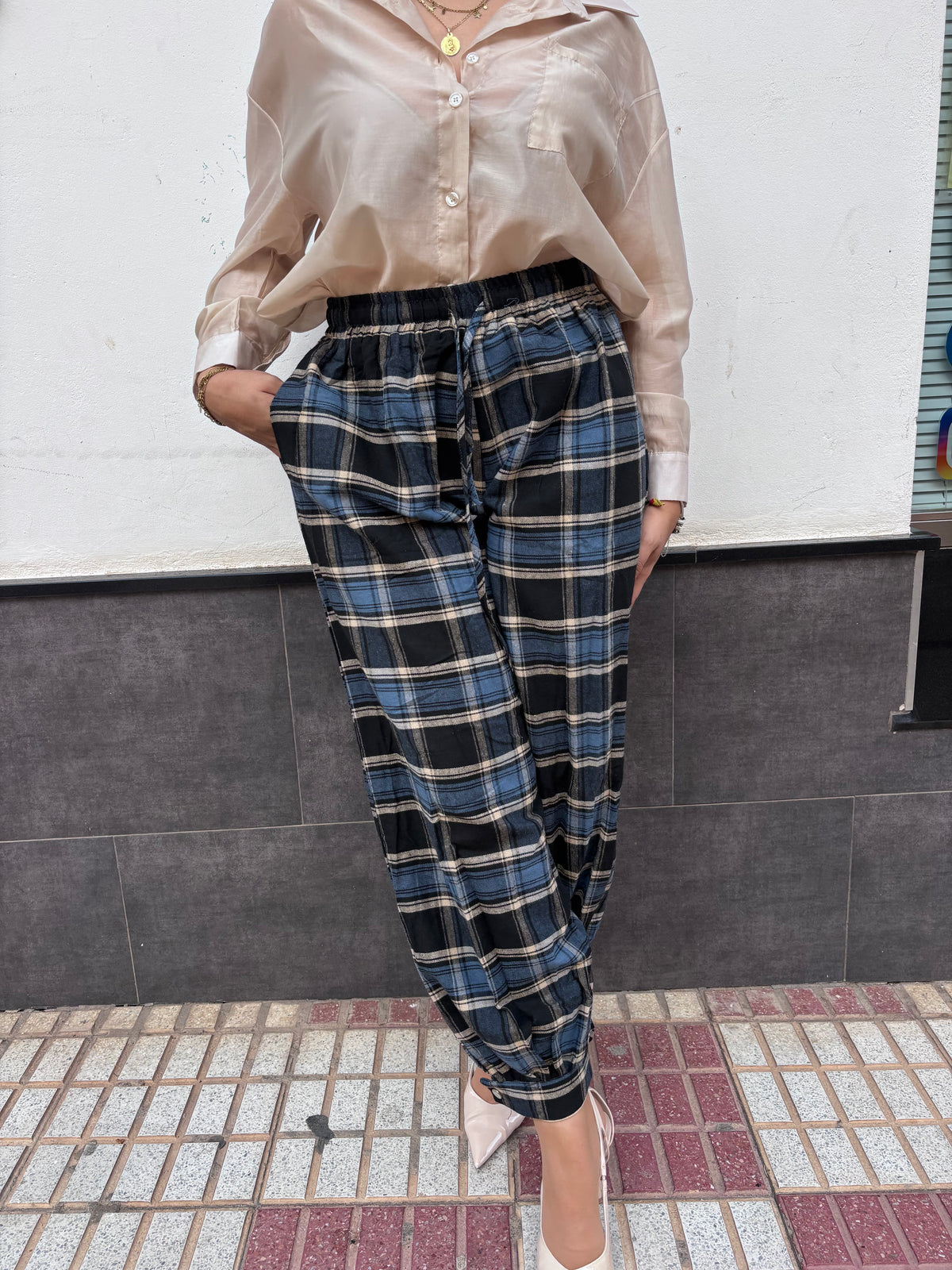 Pantalón de cuadros