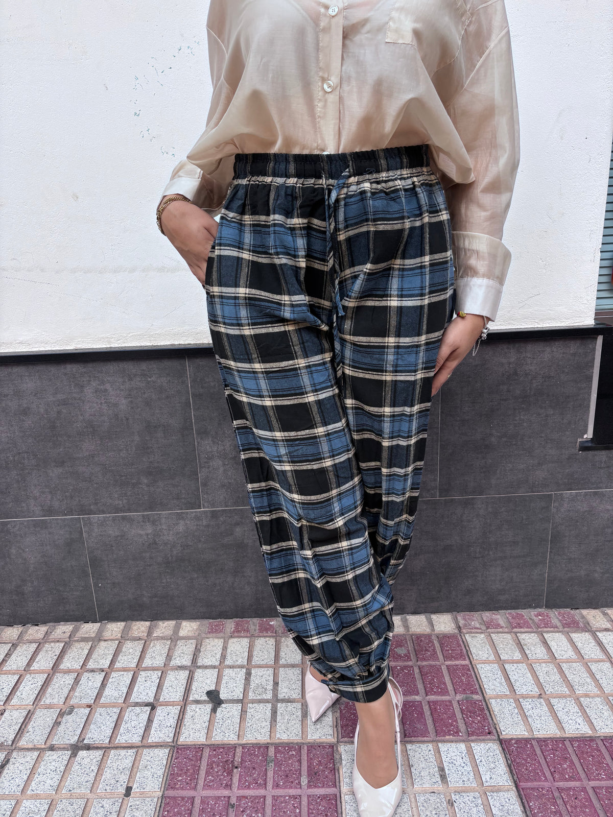 Pantalón de cuadros
