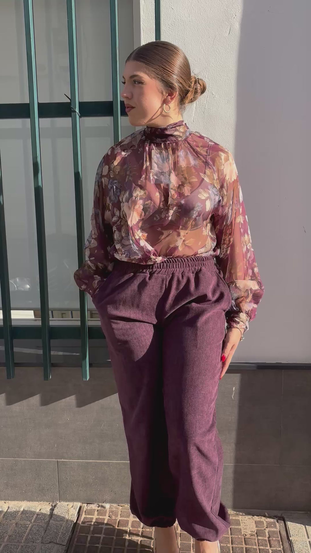 Blusa flora